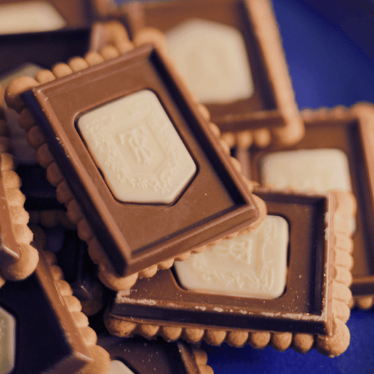 Chocolate Crest Biscuits